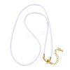 2MM Round Nylon Milan Cord Necklace Makings MAK-F038-C32-G-1