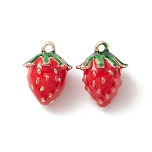 2Pcs Brass Enamel Charms KK-YW0001-79