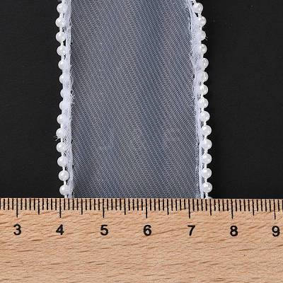 5 Yards ABS Pearl Edged Mesh Ribbon for Bowknot Making OCOR-B004-01A-07-1