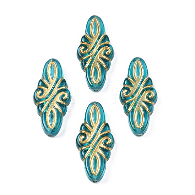 Plating Acrylic Beads PACR-N008-029-1