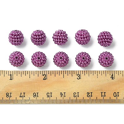 Imitation Pearl Acrylic Beads OACR-FS0001-45G-1