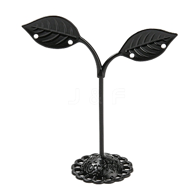3 Sizes Bean Sprout Leaves Iron Earring Displays EDIS-E013-01A-1
