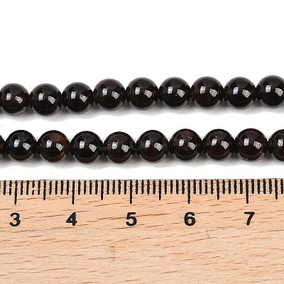 Garnet Round Beads Strands G-O081-03-6mm-1