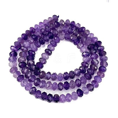 Natural Amethyst Beads Strands X-G-C127-B02-01-1