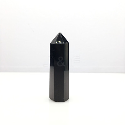 Point Tower Natural Obsidian Home Display Decoration PW23030659253-1