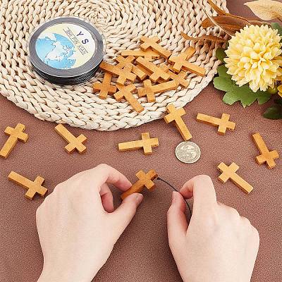 DIY Cross Necklace Making Kit DIY-SC0020-56-1