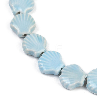 Handmade Porcelain Beads Strands PORC-Q002-01A-05-1