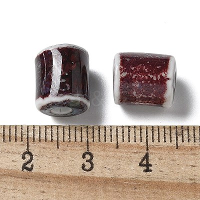 Handmade Porcelain Beads X1-PORC-L080-I06-1
