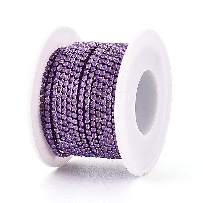 Iron Rhinestone Cup Chains CH-T006-05B-22-1