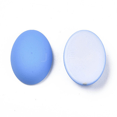 Opaque Spray Painted Acrylic Cabochonsl ACRP-S679-29B-1