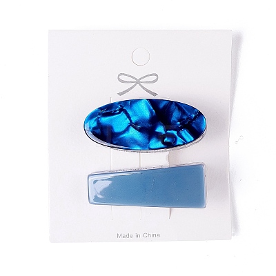 Cellulose Acetate(Resin) and Plasic Alligator Hair Clips LS-PHAR-C008-01C-1
