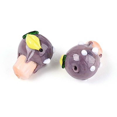 Handmade Lampwork Bumpy Beads LAMP-T022-06A-1