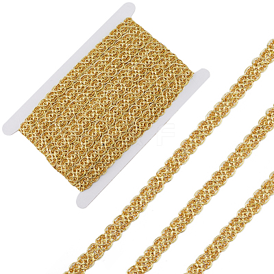 15 Yards Polyester Floral Lace Trim OCOR-GF0002-77-1