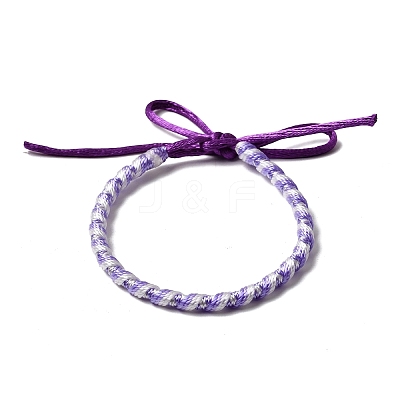 Adjustable Polyester Cord Braided Friendship Bracelets FB-CBA27E8-02C-1