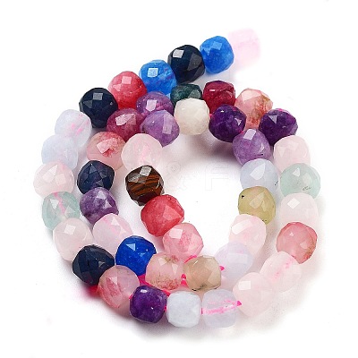 Natural White Jade Beads Strands G-H028-A09-16-1