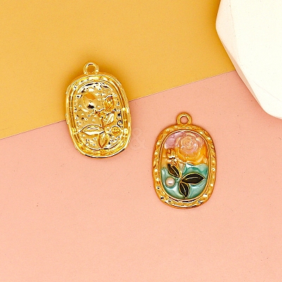 Alloy Enamel Pendants PW-WG4682B-04-1