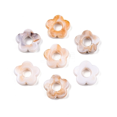Gradient Color Transparent Acrylic Beads OACR-N137-49D-1
