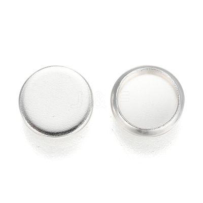 304 Stainless Steel Plain Edge Bezel Cups STAS-E460-10S-6MM-1