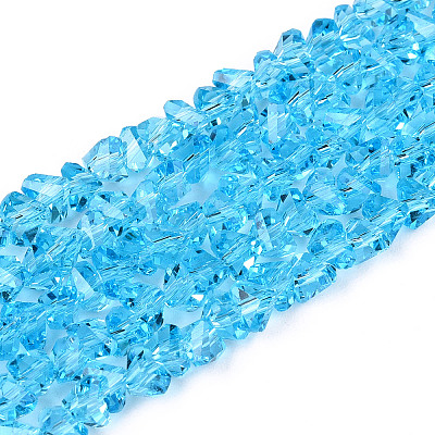 Transparent Glass Beads Strands X-GLAA-N018-4mm-03-1