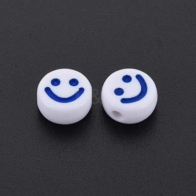 Opaque Acrylic Beads MACR-N008-55-C02-1