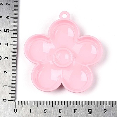 Spray Painted Alloy and Enamel Big Pendants PALLOY-T092-80F-1