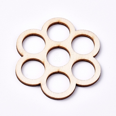 Wood Cabochons X-WOOD-TAC0003-35-1