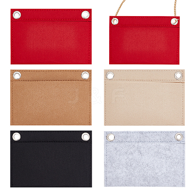 5Pcs 5 Colors Felt Purse Organizer Insert FIND-WR0007-36B-1