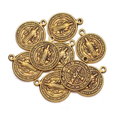 Tibetan Style Alloy Pendants TIBEB-A9489-AG-LF-1