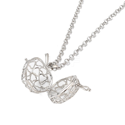 Brass Pendant Necklaces NJEW-P299-A02-P-1