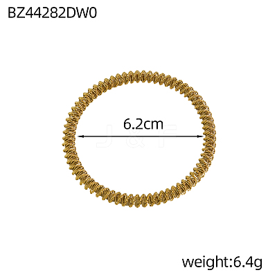 304 Stainless Steel Twisted Chains Bracelets BJEW-OY001-05G-1