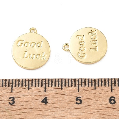 Brass Pendants KK-C259-11G-1