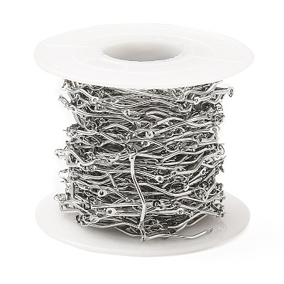 Non-Tarnish 304 Stainless Steel Link Chains STAS-D084-35P-1