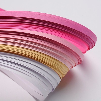 6 Colors Quilling Paper Strips DIY-J001-5mm-A03-1