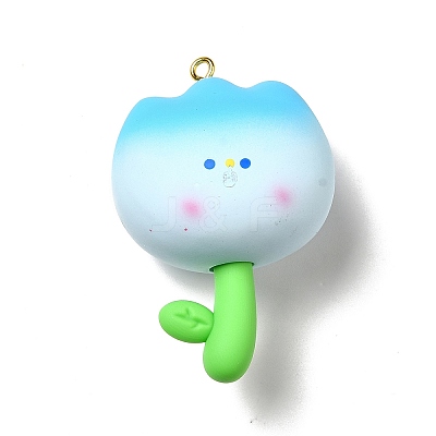 PVC Plastic and Resin Big Pendants PVC-K001-01D-1