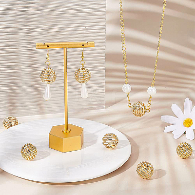 Brass Beads KK-BC0008-86-1