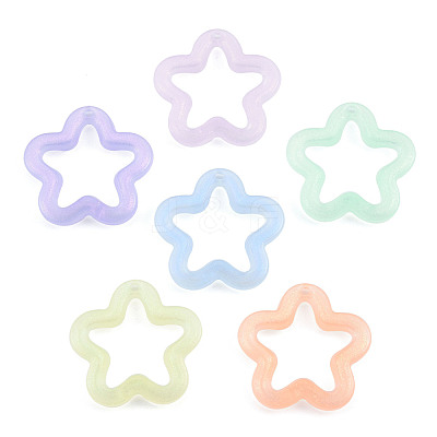 Transparent Luminous Acrylic Pendants X-TACR-T007-12-1