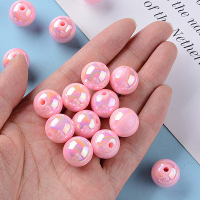 Opaque Acrylic Beads MACR-S370-D16mm-A01-1