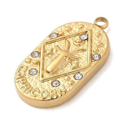 304 Stainless Steel Pendants LS-STAS-F349-03G-04-1