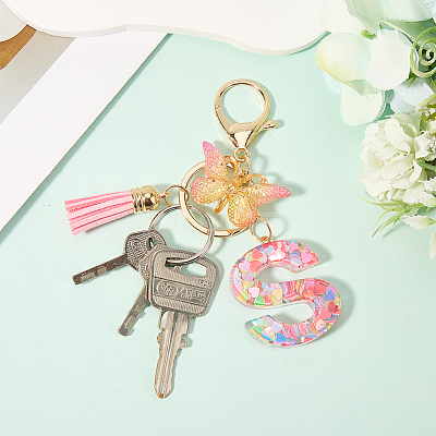 Zinc Alloy Tassel Keychain KEYC-WH20004-12T-1