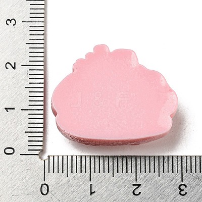 Spring Cherry Blossoms Theme Opaque Resin Pudding Decoden Cabochons RESI-E055-02I-1