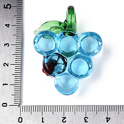 Handmade Lampwork Pendants LAMP-N034-14-1