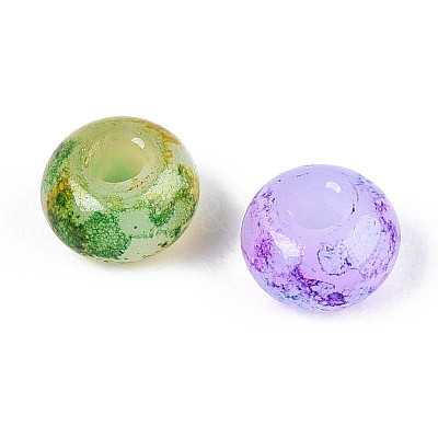 3/0 Baking Paint Glass Beads GLAA-G118-02-1