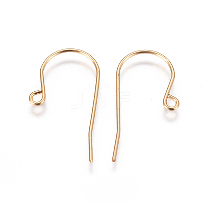 PVD Vacuum Plating 304 Stainless Steel Earring Hooks STAS-I120-26-G-1