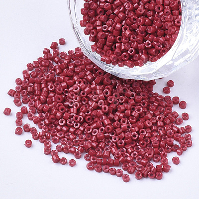 Glass Cylinder Beads SEED-Q036-01A-D18-1
