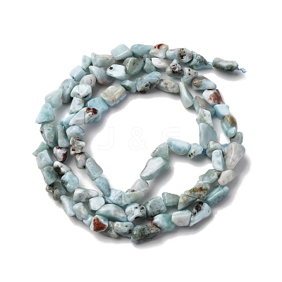 Natural Larimar Beads Strands G-I389-A18-1