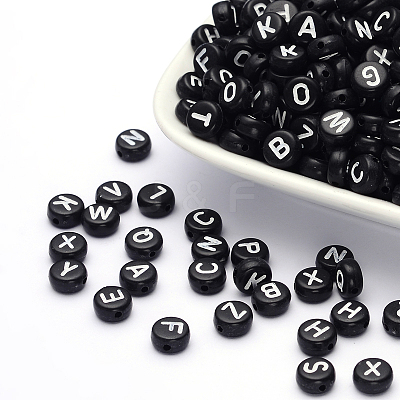 Opaque Acrylic Beads PB40C9070-1