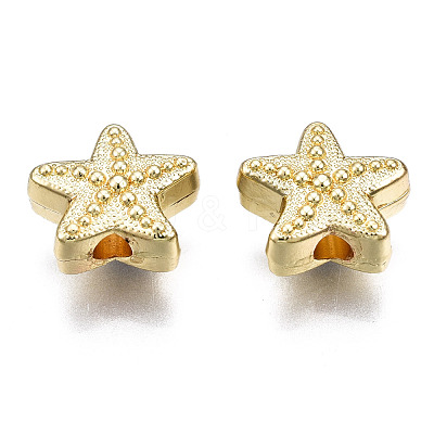 Rack Plating Alloy Beads PALLOY-T077-140LG-RS-1