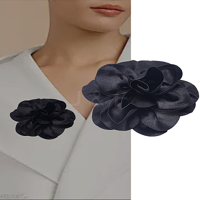 1Pc Duckbill Clip Cloth Alloy Brooches JEWB-LP0001-10C-1