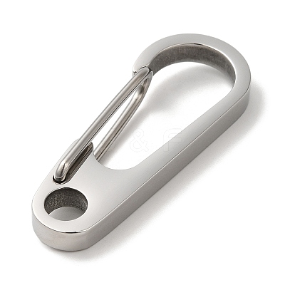 Non-Tarnish 304 Stainless Steel Keychain Clasps STAS-G321-02P-1