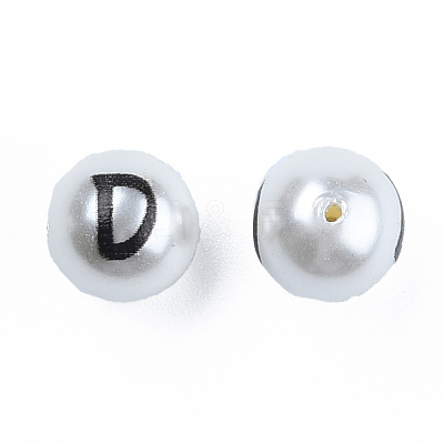 ABS Plastic Imitation Pearl Beads KY-N015-148D-1